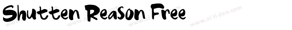 Shutten-Reason-Free-3字体转换