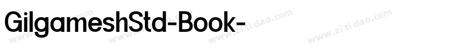 GilgameshStd-Book字体转换