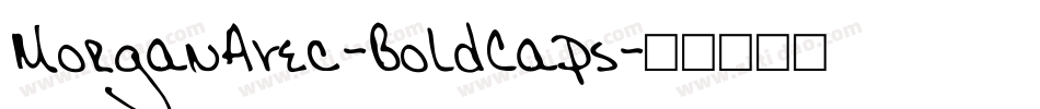 MorganAvec-BoldCaps字体转换
