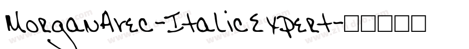 MorganAvec-ItalicExpert字体转换