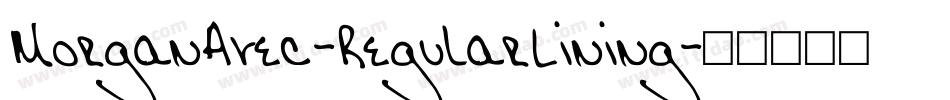 MorganAvec-RegularLining字体转换