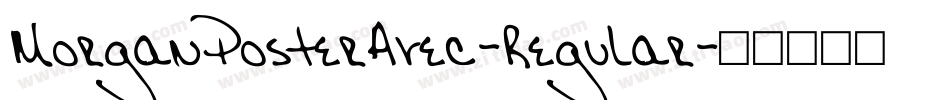 MorganPosterAvec-Regular字体转换