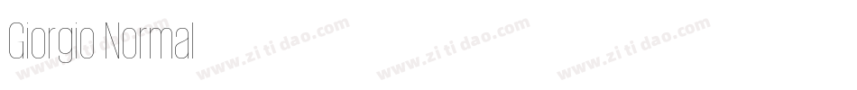 Giorgio-Normal字体转换