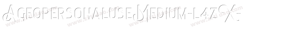 AgeopersonaluseMedium-l4zX字体转换