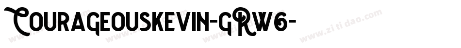 Courageouskevin-gRw6字体转换