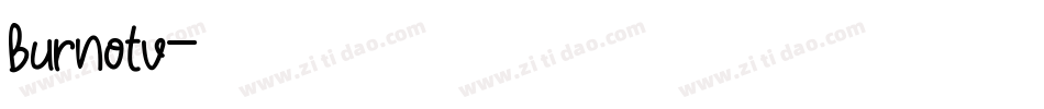 Burnotv字体转换