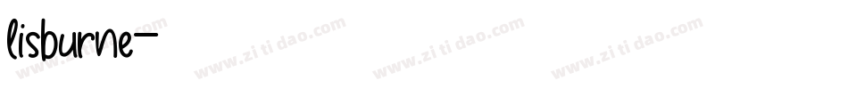 lisburne字体转换