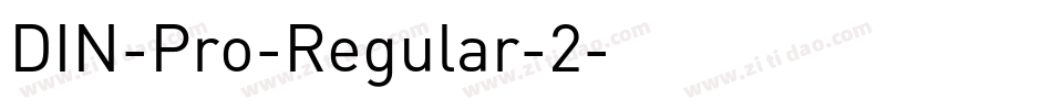 DIN-Pro-Regular-2字体转换