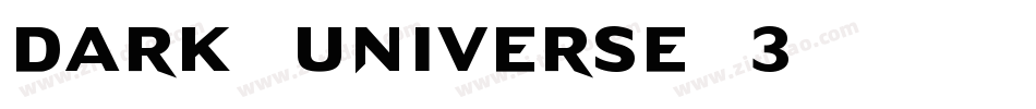 Dark-Universe-3字体转换