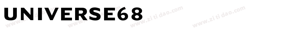 UNIVERSE68字体转换