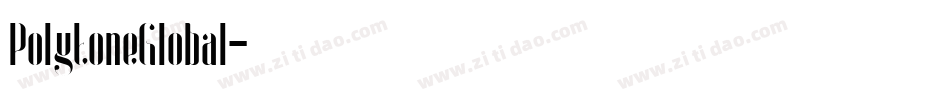 PolytoneGlobal字体转换