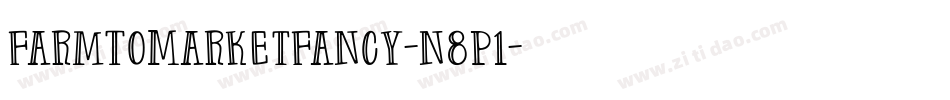 FarmToMarketFancy-n8P1字体转换