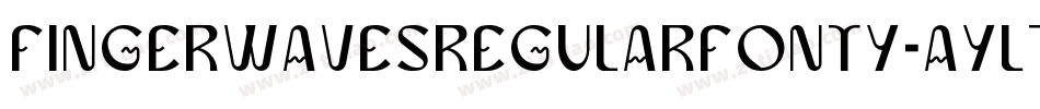 FingerWavesRegularFonty-AYl7字体转换