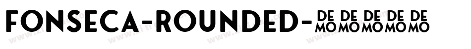 Fonseca-Rounded字体转换