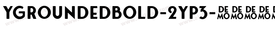 YgRoundedBold-2YP3字体转换