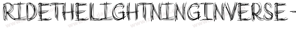 RideTheLightningInverse-6YYGo字体转换