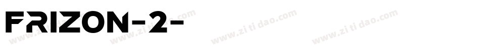 Frizon-2字体转换