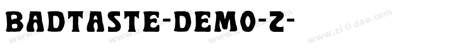 Badtaste-Demo-2字体转换