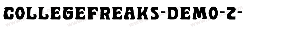 COLLEGEFREAKS-Demo-2字体转换