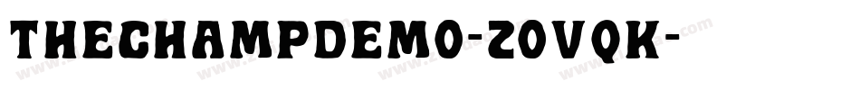 ThechampDemo-2OvqK字体转换