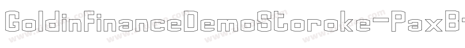 GoldinFinanceDemoStoroke-PaxB字体转换