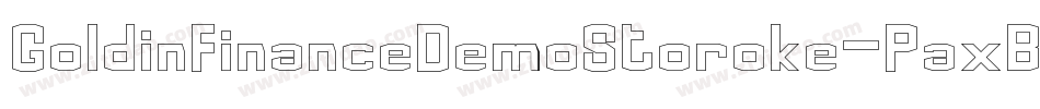 GoldinFinanceDemoStoroke-PaxB字体转换