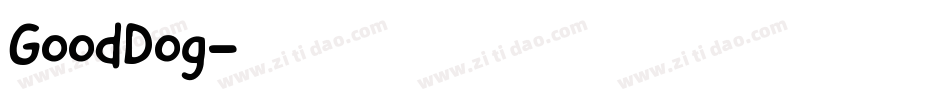GoodDog字体转换