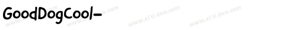 GoodDogCool字体转换