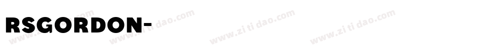 RSGordon字体转换