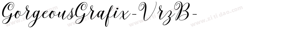 GorgeousGrafix-VrzB字体转换