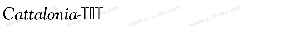 Cattalonia字体转换