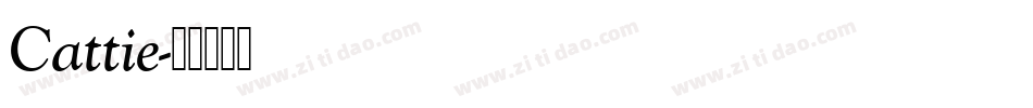 Cattie字体转换
