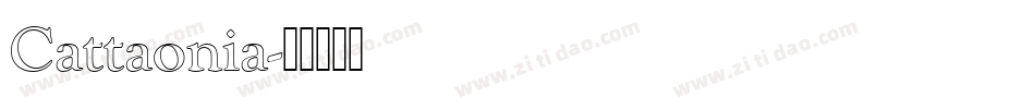 Cattaonia字体转换