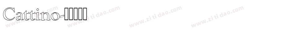 Cattino字体转换