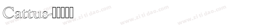 Cattus字体转换