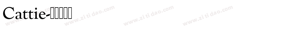 Cattie字体转换