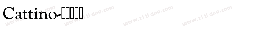Cattino字体转换