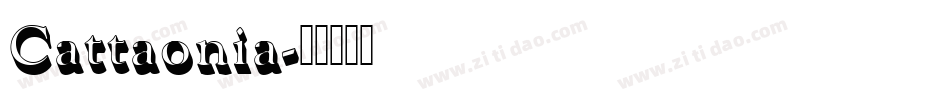 Cattaonia字体转换