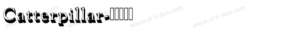Catterpillar字体转换
