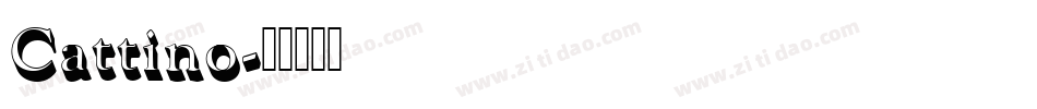 Cattino字体转换