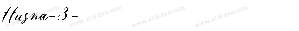 Husna-3字体转换