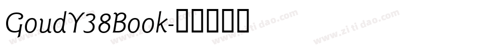 GoudY38Book字体转换