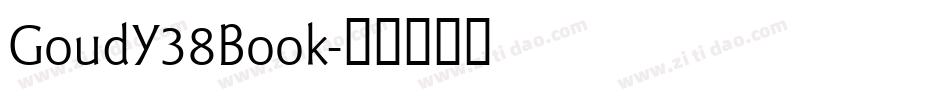 GoudY38Book字体转换