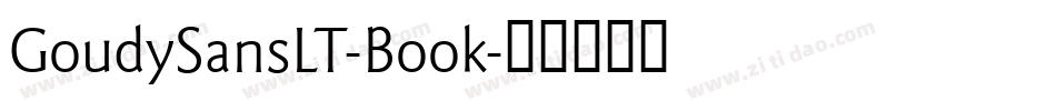GoudySansLT-Book字体转换