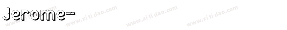Jerome字体转换