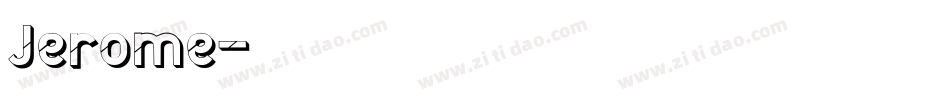 Jerome字体转换