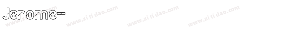 Jerome字体转换