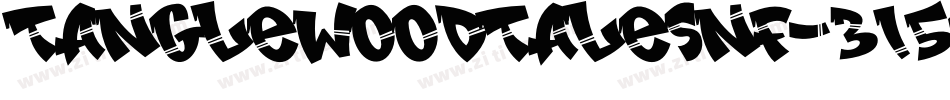 TanglewoodTalesNf-315G字体转换