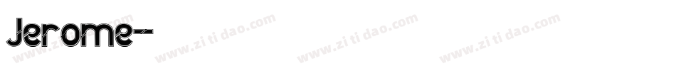 Jerome字体转换