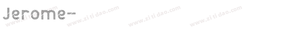 Jerome字体转换